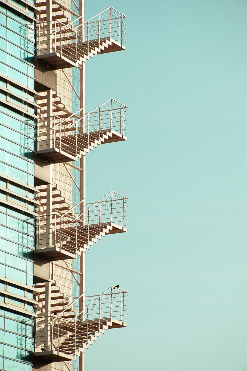 stairs, blue sky, sky-8198875.jpg
